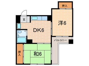 Ｒ２フラット久保の物件間取画像